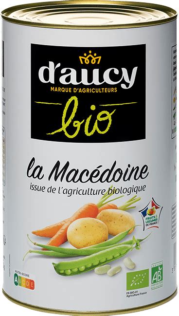 Macédoine de légumes bio en conserve d aucy Foodservice