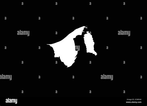 Brunei Map Outline Vector Illustration Stock Vector Image And Art Alamy