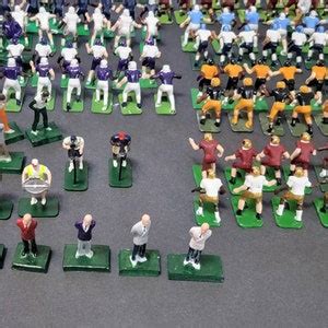 Custom Painted Electric Football Teams. - Etsy