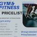 Diy Gym Pricelist Template Fitness Pricelist Canva Template Editable