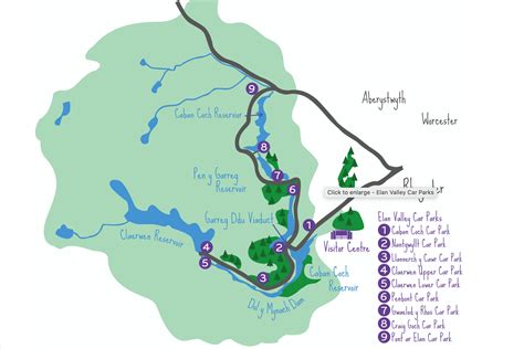 Elan Valley Trail Map