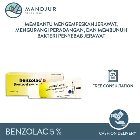 Benzolac 5% Gel 5 Grams - Acne Medication Ointment | Shopee Singapore