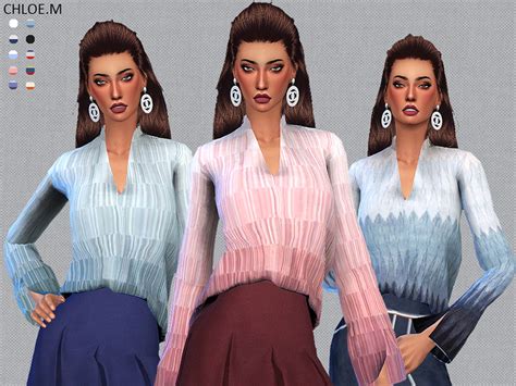 The Sims Resource Blouse For Female