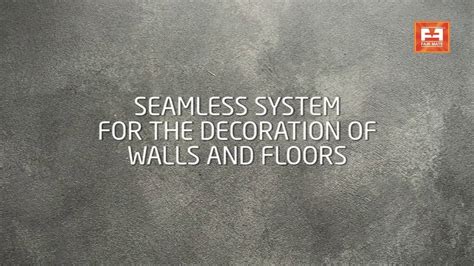 Decorative Floor And Wall Screeding System Youtube