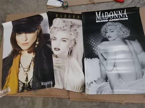 Madonna Posters Blond Ambition, Vogue, Hobbies & Toys, Music & Media, CDs & DVDs on Carousell