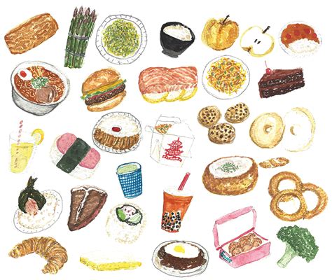 Food Illustrations on Behance