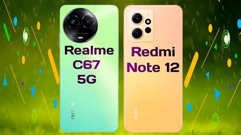 Realme C67 Vs Redmi Note 12 ⚡comparison Youtube