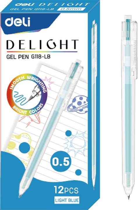 Gel Pen Deli Sky Blue Stationery