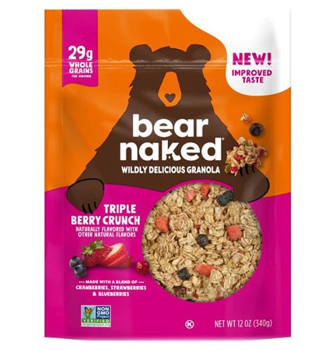 Bear Naked All Natural Granola Triple Berry Crunch 12 Oz Vitacost