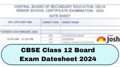 Cbse Class Date Sheet Revised And Practical Dates