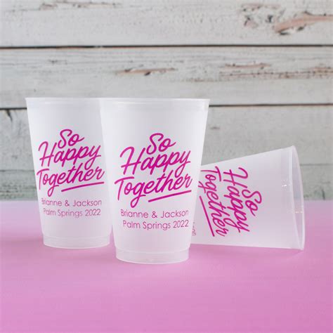 Personalized Frosted Plastic Cups Beau Coup