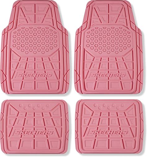 Amazon Skechers Car Floor Mats Heavy Duty Rubber Car Mats Pink 4