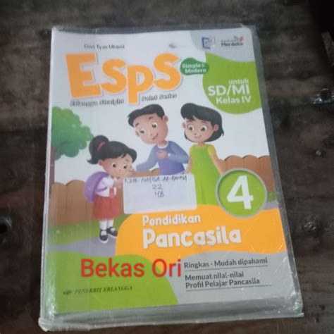 Jual Esps Pendidikan Pancasila Untuk Sd Mi Kelas Iv Kurikulum Merdeka