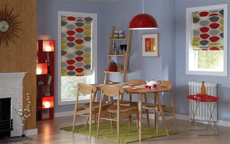 Roman Blind In A Kitchen Surrey Blinds And Shutters