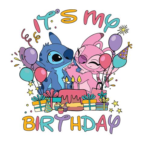 Its My Birthday Lilo And Stitch Svg Inspire Uplift