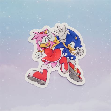 Sonic Stickers 3 Vinyl Stickers Sonic Decals Sonic Etsy