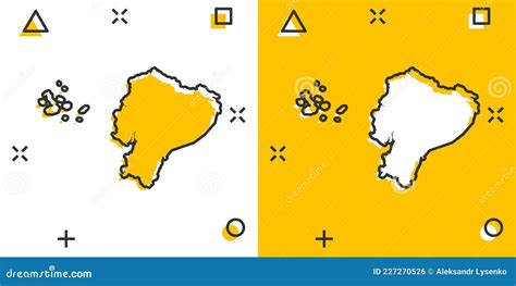 Cartoon Map Of Ecuador CartoonDealer 90465011