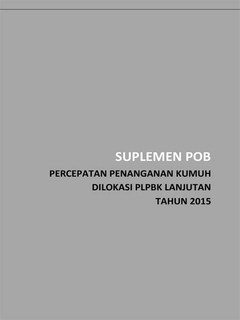 Pdf Suplemen Pob Percepatan Penanganan Kumuh Komunita Dokumen Tips