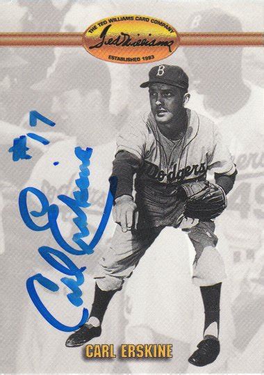 Daily Autograph: Carl Erskine