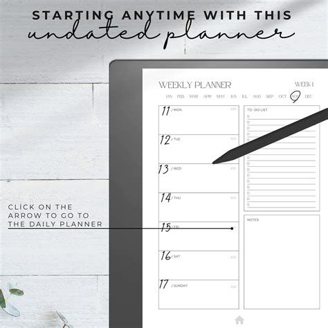 Kindle Scribe Minimalist Planner Kindle Scribe Templates Kindle Scribe Planner Kindle Template