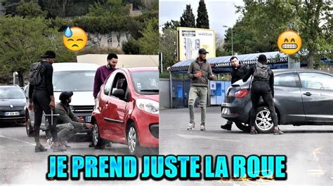 VOLER LA ROUE A DES INCONNUE PRANK 2 SONIIK YouTube