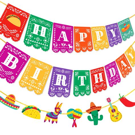 Happy Birthday Mexican Theme