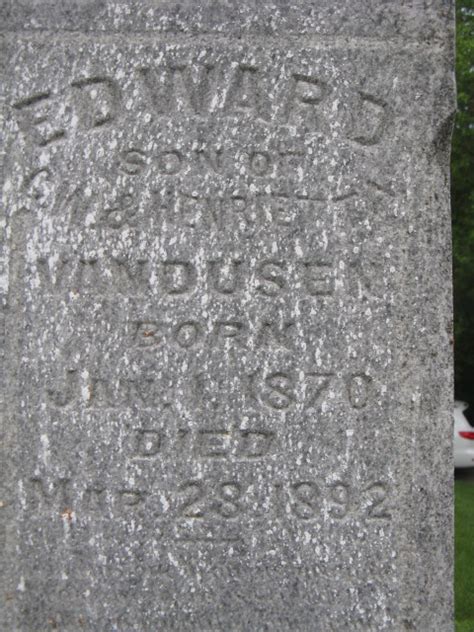 Edward Van Dusen Find A Grave Memorial