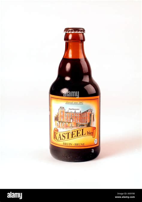 Bottle Of Kasteel Beer Belgium Stock Photo Alamy