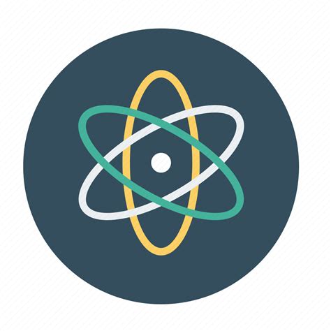 Atom Atom Model Atomic Nucleus Electron Proton Icon Download On