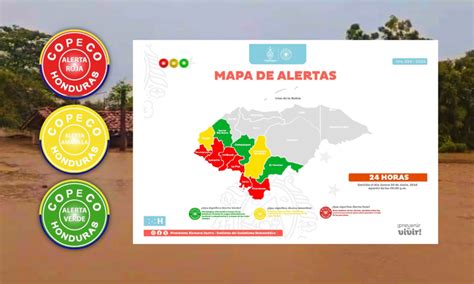 Por vaguada y baja presión Bajo Alerta Roja permanecen seis