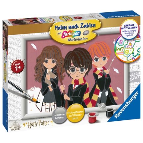 Ravensburger Malen Nach Zahlen Harry Potter Zauberhafte Freundschaft