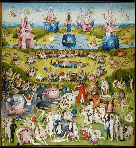 Hieronymus Bosch (1450-1516), The Garden of Earthly Delights, 1490 ...