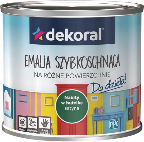 Farba Dekoral Emalia Szybkoschn Ca Do Dzie A Akrylux Plus Nabity W