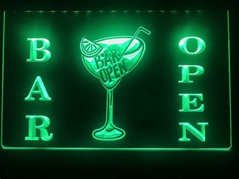 Bar Open Sign Light Signs Cave