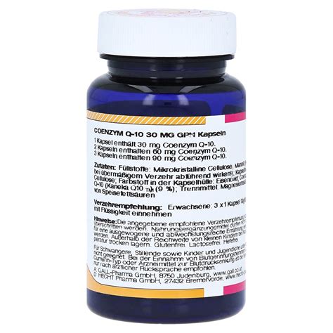 COENZYM Q10 30 mg GPH Kapseln 60 Stück kaufen medpex