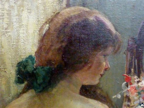 Maud Borde Portrait De Femme Sa Toilette Xxe Si Cle N