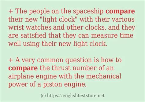 compare  sentences englishteststore blog