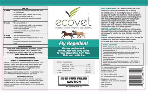 Horse Fly Repellent Spray Ecovet Ecovet