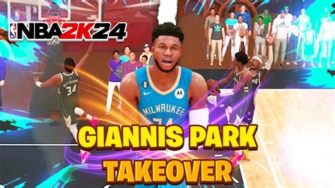 Giannis Antetokounmpo Build Is A Park Bully In Nba 2k24 Youtube