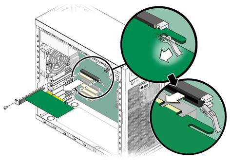 Removing And Installing A Pcie2 X16 Card Sun Ultra 27 Workstation