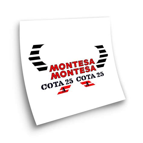 Montesa Cota A Aufklebersatz Motorrad Aufkleber Star Sam