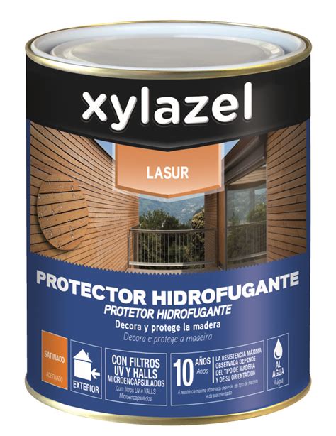 XYLAZEL LASUR HIDROFUGANTE SATINADO AL AGUA 2 5 LT Roble Leroy Merlin