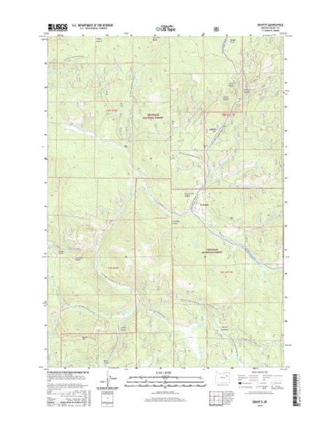 Mytopo Granite Oregon Usgs Quad Topo Map