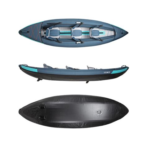 Inflatable Touring Kayak 2 3 Person Itiwit Decathlon