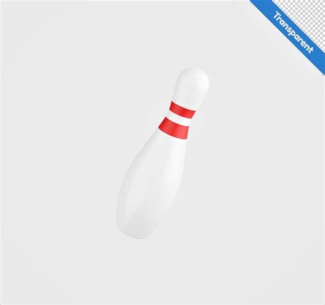 Premium Psd Bowling Pin 3d Illustration