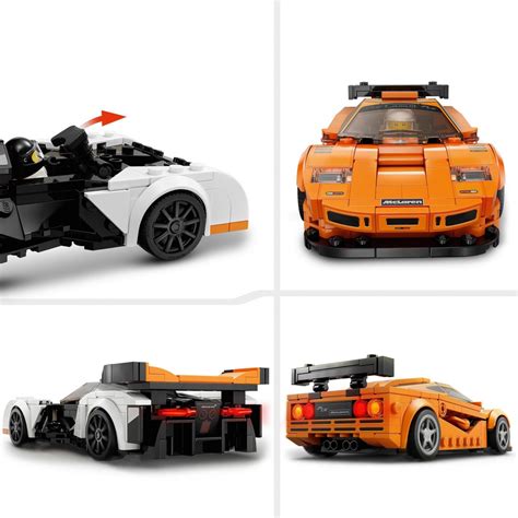 LEGO Speed Champions 76918 McLaren Solus GT & McLaren F1 LM Toy Cars ...