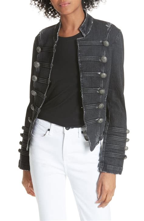 Free People Military Denim Jacket Nordstrom