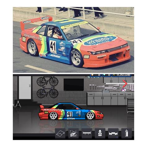 1995 Jgtc Gt500 Nissan Silvia S13 Rpixelcarracer