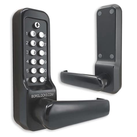 Borg Locks Bl Ecp Digital Lock Marine Grade Black Stainless