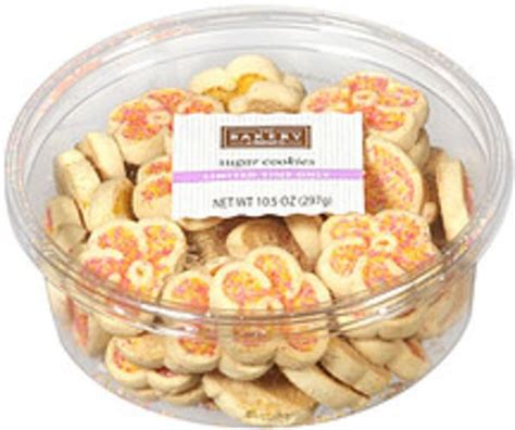 The Bakery At Walmart Sugar Cookies Flowers Cookies 10 5 Oz Nutrition Information Innit